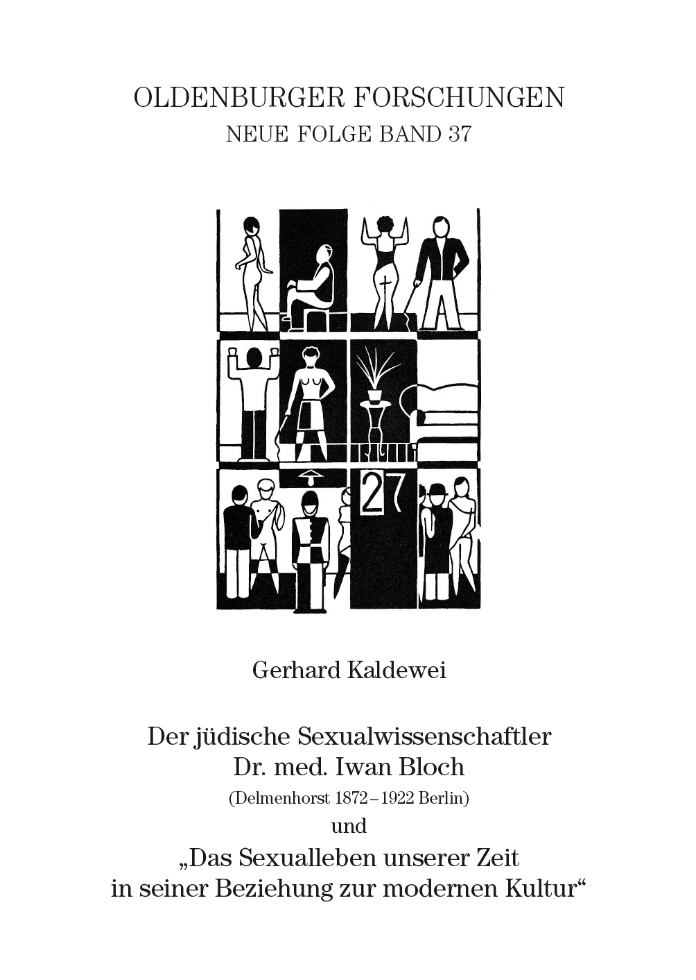 Oldenburger Forschungen Band 37 Titelbild